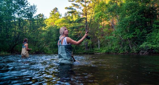 Au Sable River, Michigan