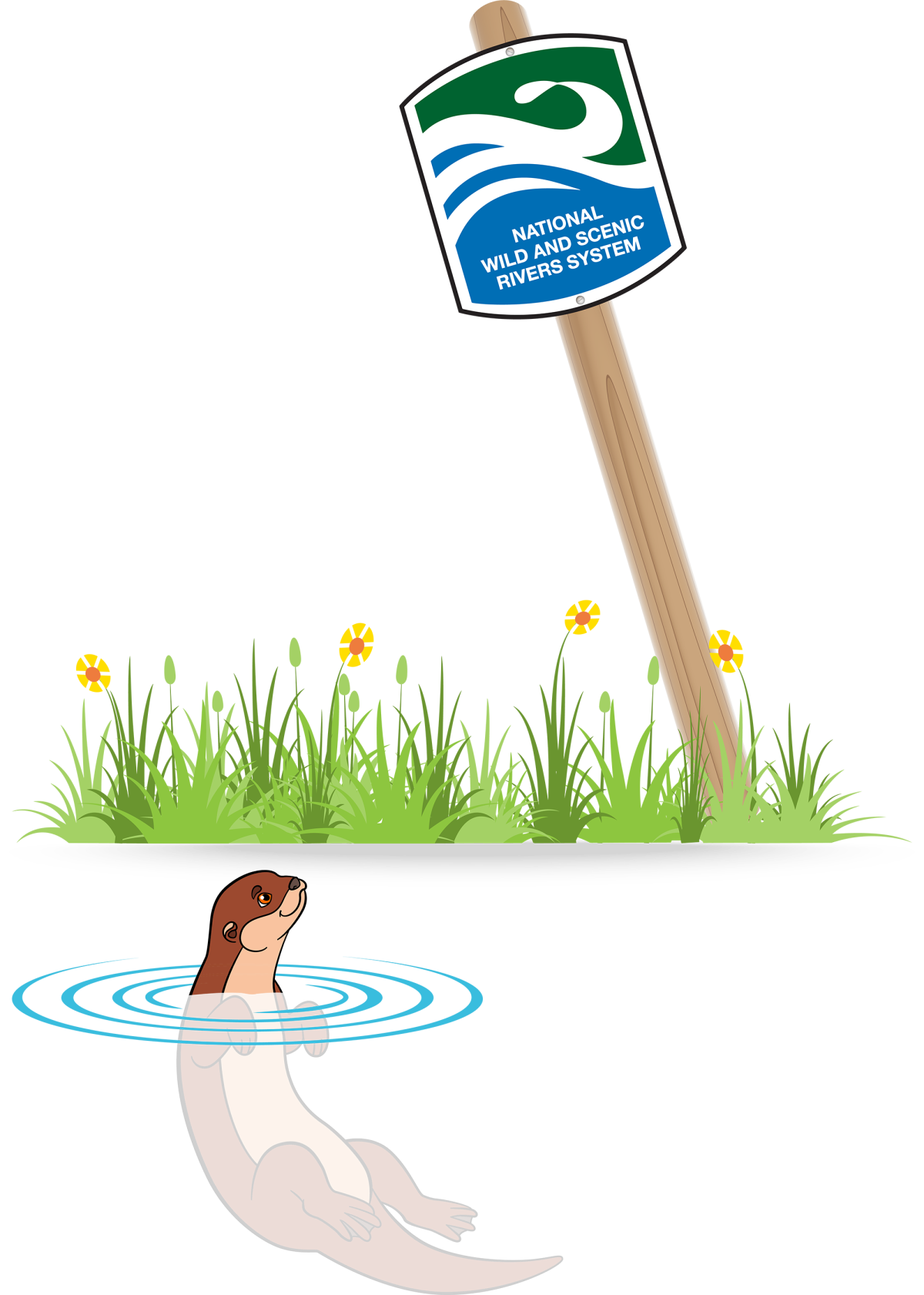 Wild & Scenic Rivers Logo Otter